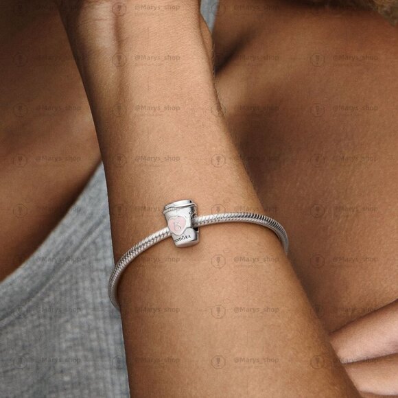 Pandora Take a Break Coffee Cup Charm - Picture 2 of 2